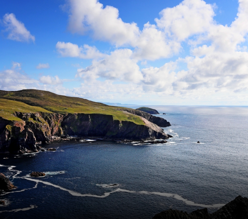 Cliffs and ocean panorama